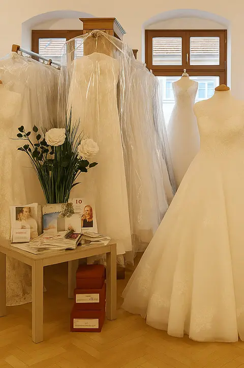 Braut- & Festmoden in Rettig – Stil, der bewegt Braut- und Festmoden in Rettig – elegante Kleider mit persönlicher Beratung